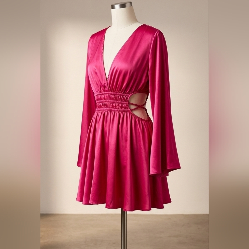 Justify Women's Dress in Vibrant Pink